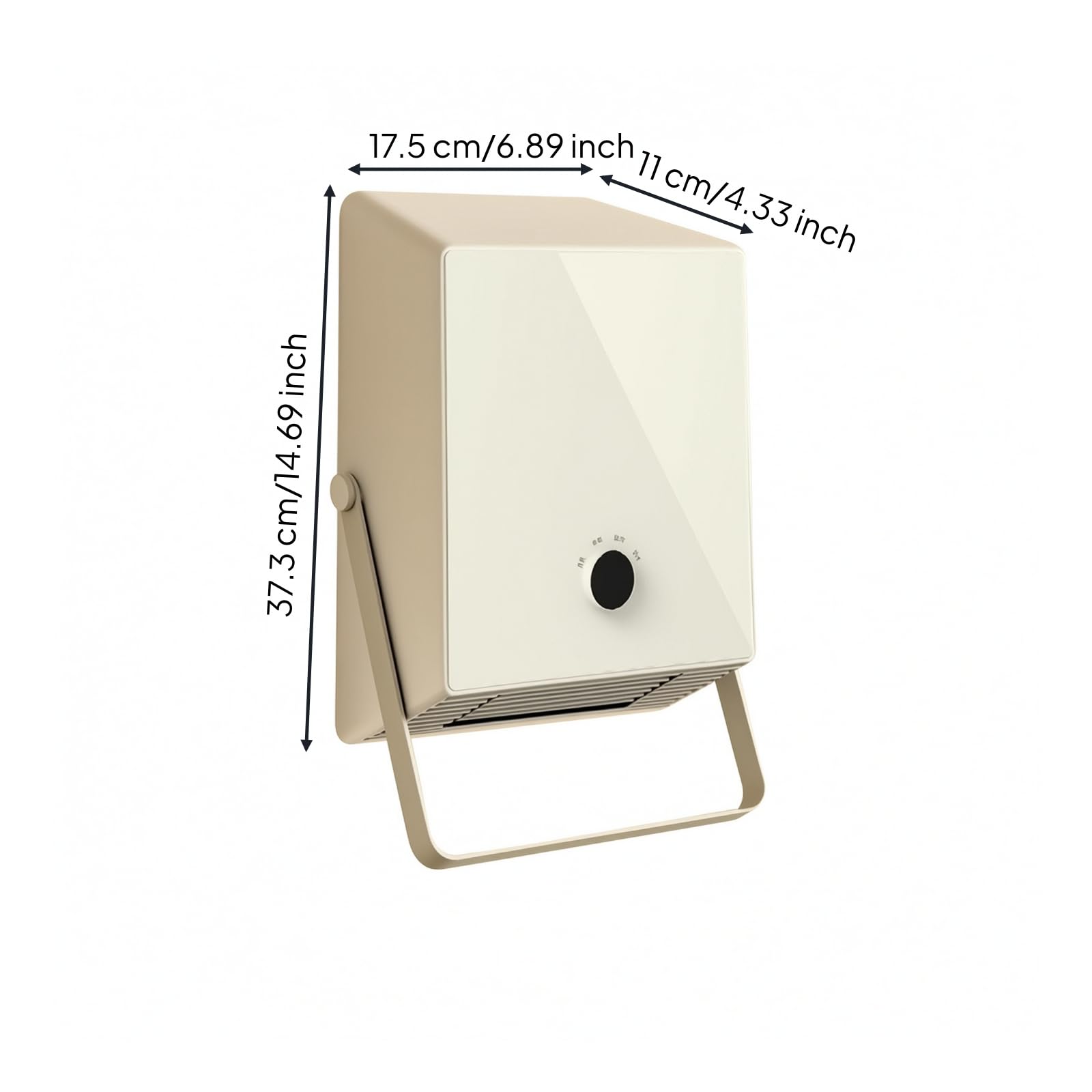 Qianly Calefactor Pared con Toallero Compacto Calefactor Baño con Secado Toallas Versátil para Dormitorio, Oficina