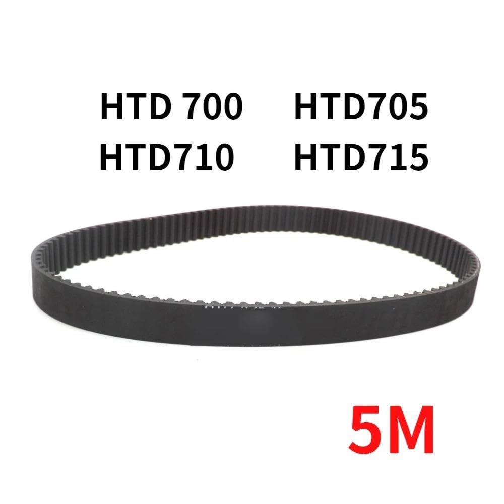 Zähne Geschlossener Zahnriemen Antriebszahnriemen HTD 700 705 710 715 5M Riemen 10 Mm 15 20(705-5M-20mm)