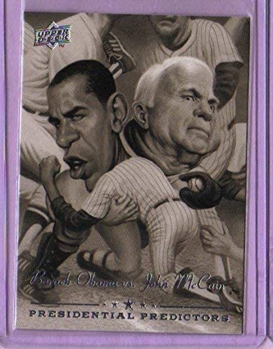 2008 Upper Deck Presidential Running Mate Predictors #PP13 Barack Obama - John McCain