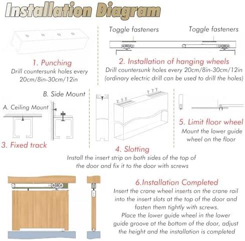 Sliding Pocket Door Hardware Kit - 3ft to 13ft Aluminum Barn Door Track System, Perfect for 2-4 Doors with Rollers - Silver Finish, Durable & Stylish Solution