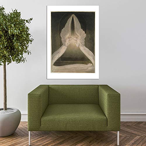 Impression William Blake Christ dans le sépulcre grand cadre semi-brillant - 7