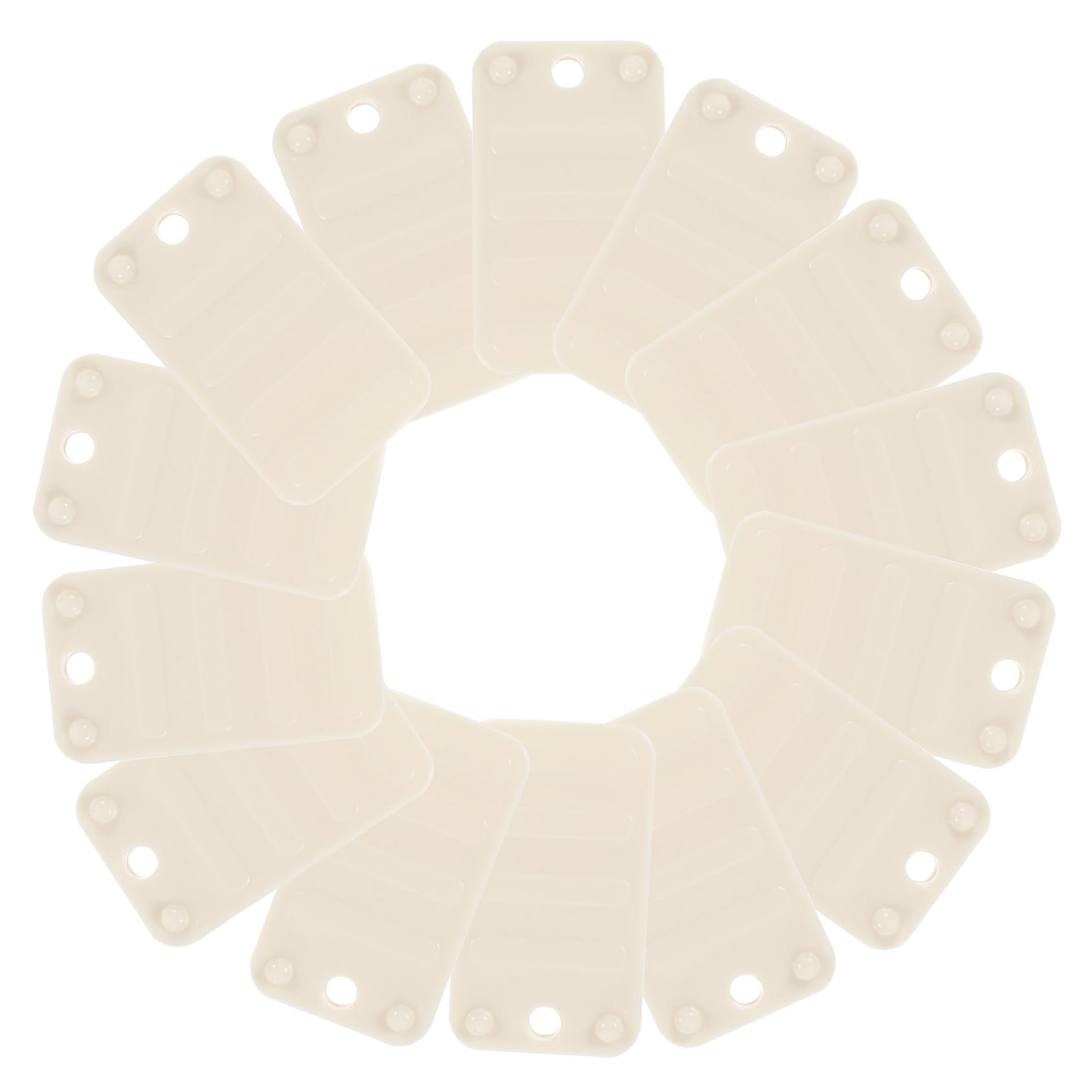 SEWOART 30pcs Plastic Mat Door Stoppers Hot Tub Shims Toilet Leveling Shims Furniture Leveling Wedge Shim Home Improvement Door Wedges Furniture Leveling Shims Chair Shim White Plastic Pp