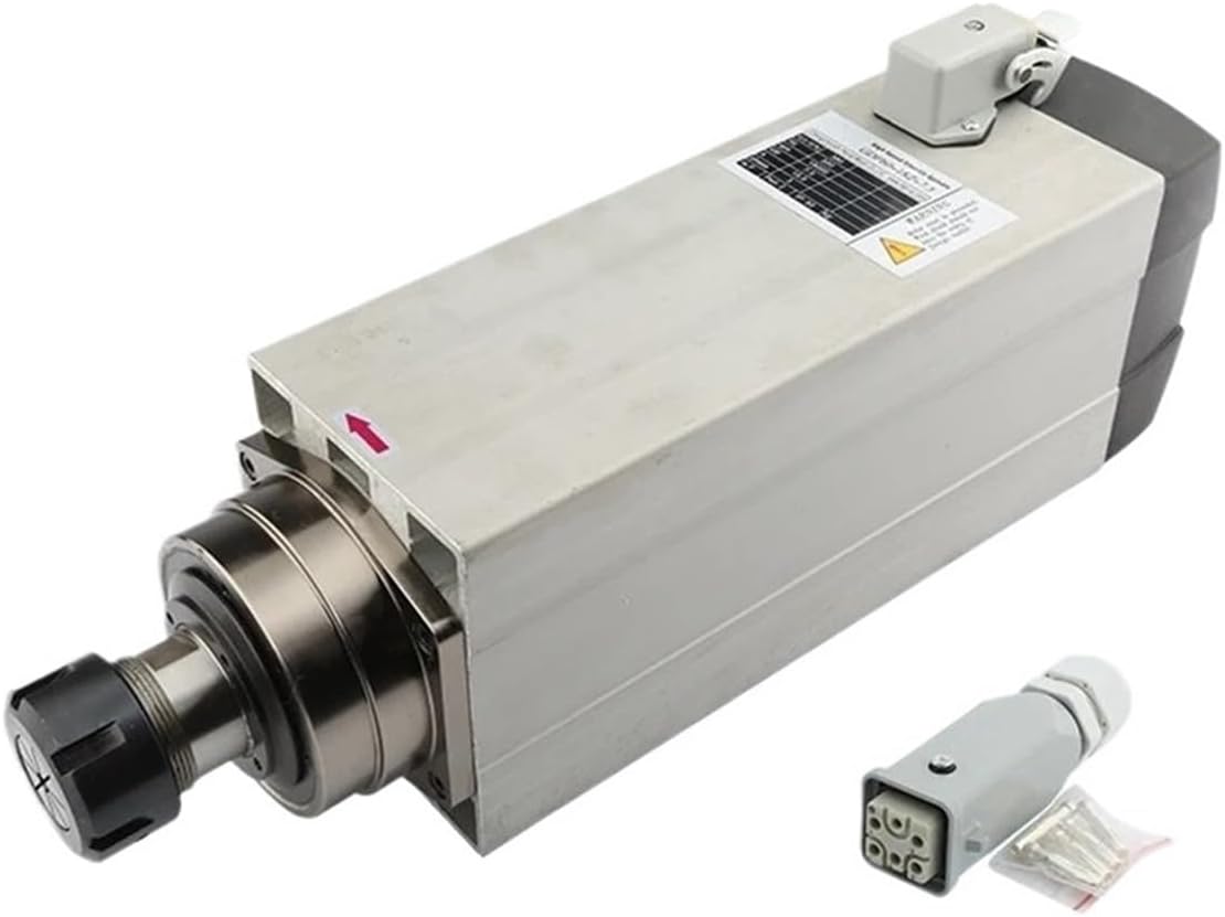 Square air-cooled spindle 7.5KW ER32 300HZ 4 bearings GDF60-18Z(380V)