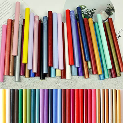 Cachet de cire pour pistolet lot de 20 bâtonnets or rose