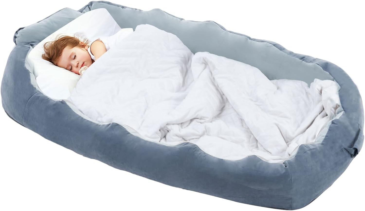 MOOITZ Toddler Travel Bed, 60 L x 37 W Washable Martinique Ubuy