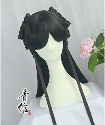 Amazon Botan ウイッグ 漢服用ウィッグ集合 中国古代伝統コスプレ チャイナ風 ロングヘア お姫様宮廷風 ふんわり 耐熱 自然 ステージイベント学園際文化際道具 デザイン3 コスプレ 仮装 通販