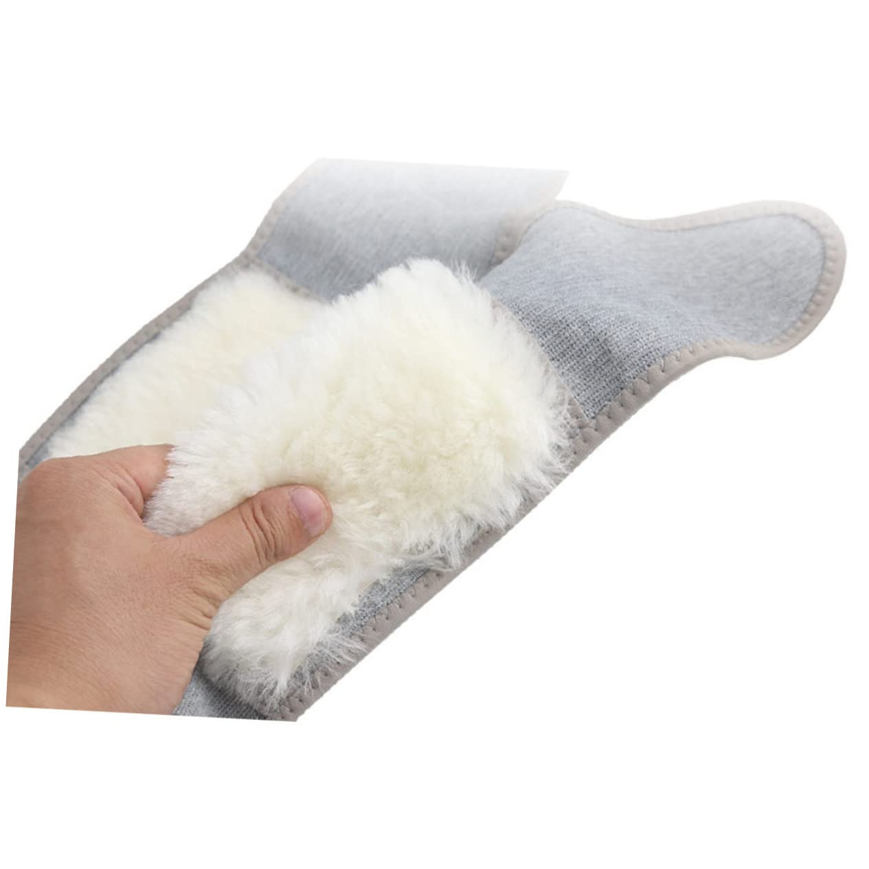 KOMBIUDA Wool Knee Sleeves Kneecap Protection Sports Warm Knee Pads Lightweight Elastic for Winter Men Women