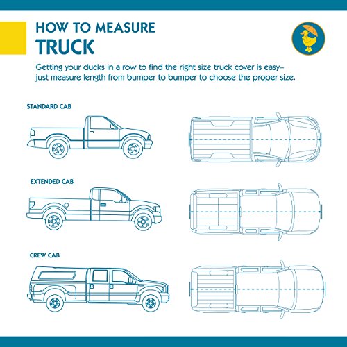 Image of DUCKCOVERS Weather Defender Pickup Truck Cover, Fits Crew Cab Dually Long Bed Trucks up to 22 ft. L
