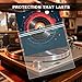 100 Pack 12 inch Vinyl Record Outer Sleeves - 3 Mil Crystal Clear Polyethylene with Adhesive Flap | Archival-Safe Protection for LP Album Storage & Display, Gatefold Compatible, Acid-Free