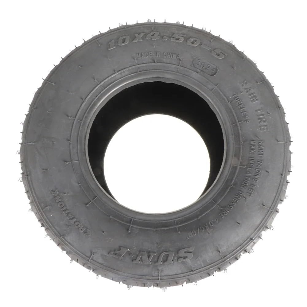 Pneumatici tubeless da pioggia da 10x4.50-5 pollici Pneumatici da neve antiscivolo adatti for Go Kart Drift Kart anteriori e posteriori Quad Bike Dirt Bike Accessori
