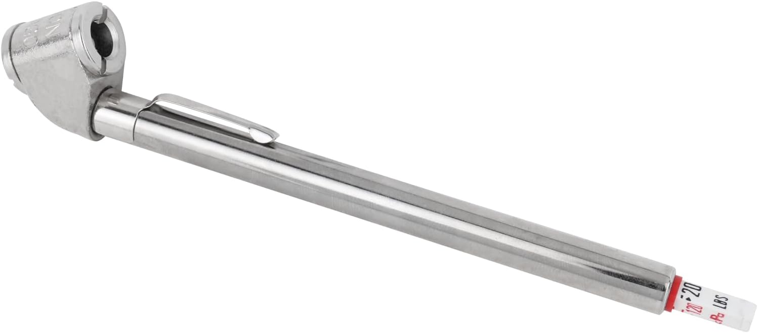 Milton S-927 Dual Head Truck Tire Pressure Gauge - Accurate 20-120 PSI, Dual PSI/kPa Scale, Made in USA