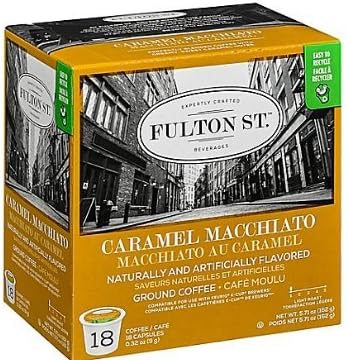 18-Count Fulton St. Caramel Macchiato RealCup Coffee for Kuerig -K-Cups