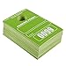 Juvale Green Parking Permit Hang Tags - 100 Pack, 3.15 x 4.75 in, Laminated - Visitor Parking Passes & Rearview Mirror Tags