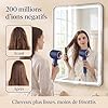 Sèche-cheveux ionique professionnel – Compact, puissant, léger et silencieux – Diffuseur boucles, brushing, air froid – Multifonction, accessoires inclus, garantie 2 ans