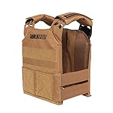 chaleco lastrado crossfit decathlon NO INCLUYE PLACAS LASTRADAS TRAINLIKEFIGHT MEV Entry Vest - Chaleco Lastrado Ajustable para Entrenamiento, Cross Training, calistenia o Fitness (Apto para Placas lastradas) - Coyote/Arena