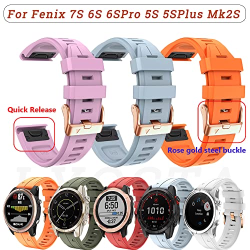 Bracelet silicone 20mm GUMMMY agate finition premium pour Garmin Descent - 2