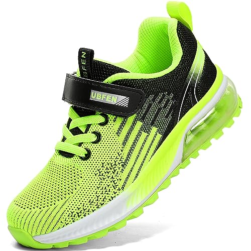 UBFEN Kids Sneakers Boys Girls Lightweight Breathable Athletic Tennis Shoes