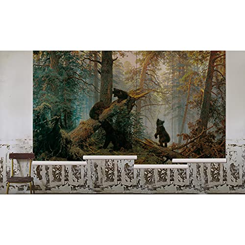 Papier peint panoramique Ours dans une pinède 312x219 cm Magic-Stick