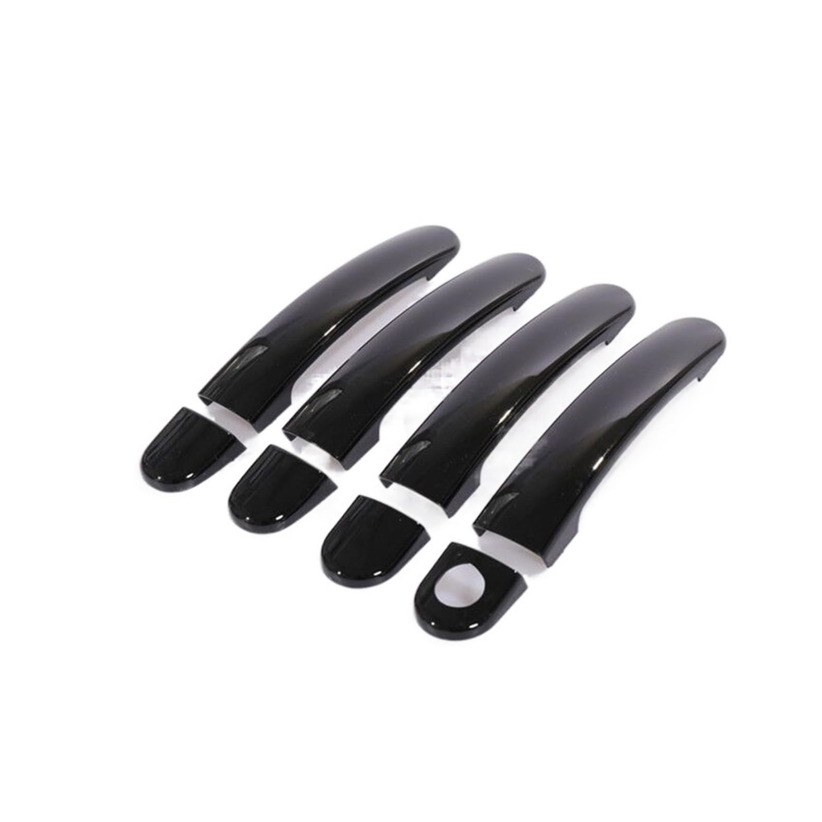Drezzo 1 Keyhole 1 Car Exterior Door Handle Car Door Handle Covers Stickers For Skoda For Fabia For Octavia 2008-2013(1 Keyhole 1)
