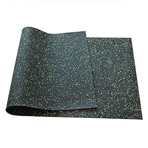 V3VOGUE Exercise Equipment Mat, Noise Reduction Anto Vibration Mat for Floor Protection, Non-Slip Rubber Workout Mat, for Treadmills, Exercise Bikes, Gym, Indoor/Outdoor Fitness