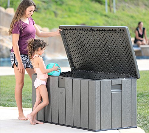Image of LIFETIME Outdoor Storage Box, 150 Gallon