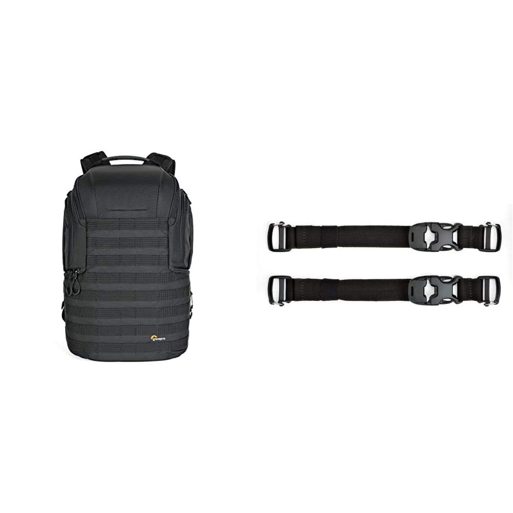 Lowepro ProTactic 450 AW II Black Pro Modular Backpack, Black & ProTactic Quick Straps Modular Accessory for ProTactic 350 AW II/450 AW II Backpacks LP37184-PWW