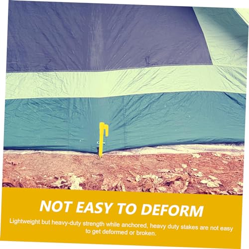 Estacas resistentes carpas fabricadas para suelo de camping 5