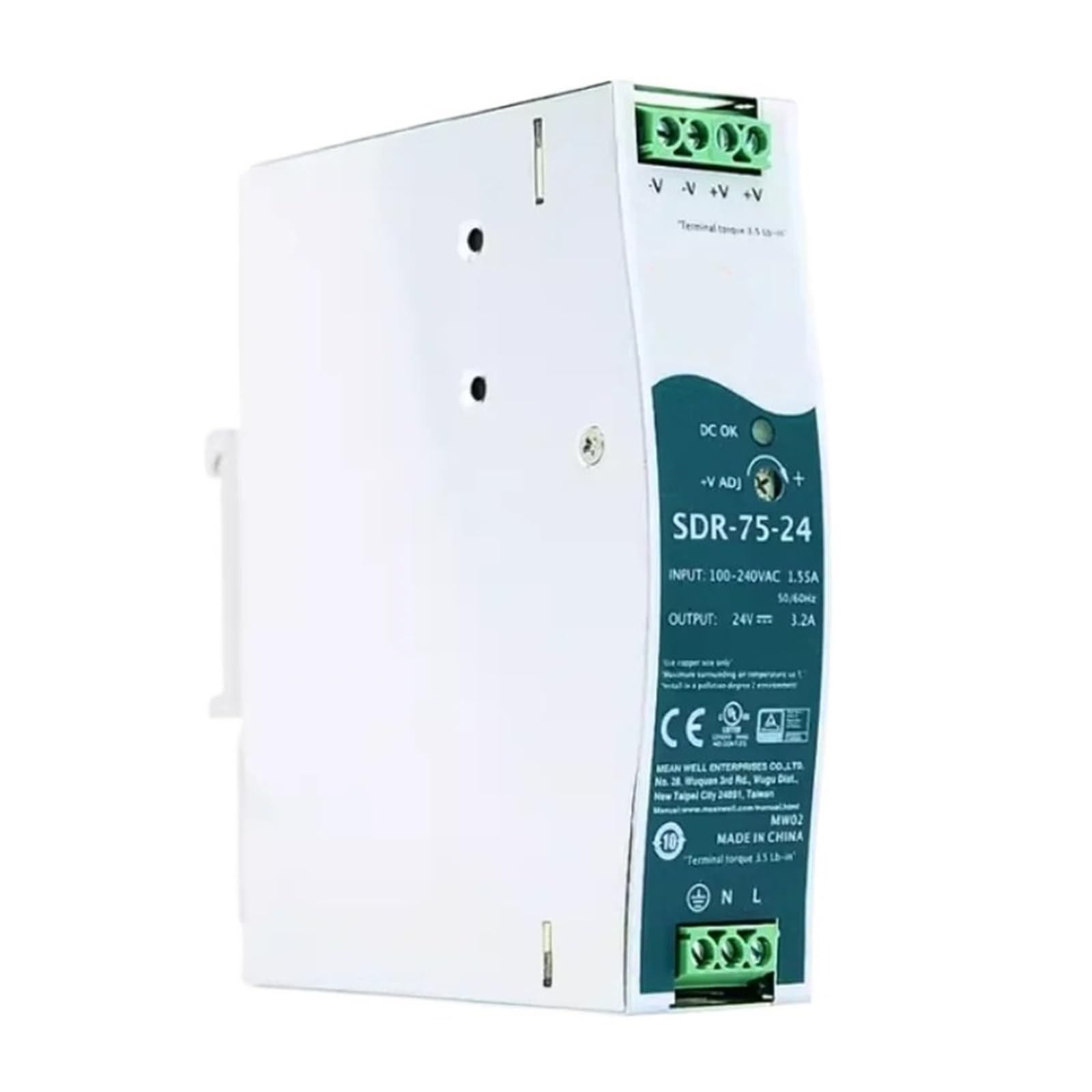 KSZHZYMGX SDR-75 75W Single Output Industrial Power Supply 12V 24V 48V(SDR-75-24)