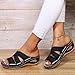 Orthopedic Sandals for Women Arch Support Recovery Slides Fashion Walking Flip Flops Women Wedge Sandals Summer Beach Slipper Comfy Sandals Medium Heel Platforms Wedges Open Toe Shoes