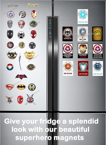 Image of Superhero Ironman Arc Reactor Nanotech Waterproof Digital Picture Magnet. Large Size 10cms x 7cms; Multi Color 1 Piece Ironman Arc Reactor Office Fridge Magnet. Iron Man Gift Souvenir AV-22