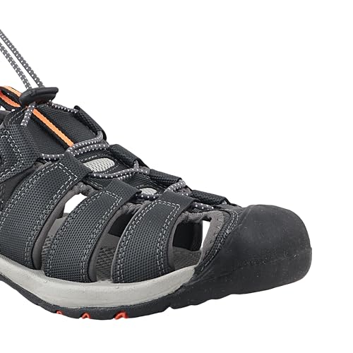 Image of FUEL Soldier-08 Flexible Fisherman Comfortable & Breathable Sporty Look Outdoor Sandals for Men in Protective Bump Toe with Anti-Skid & Trendy Footwear