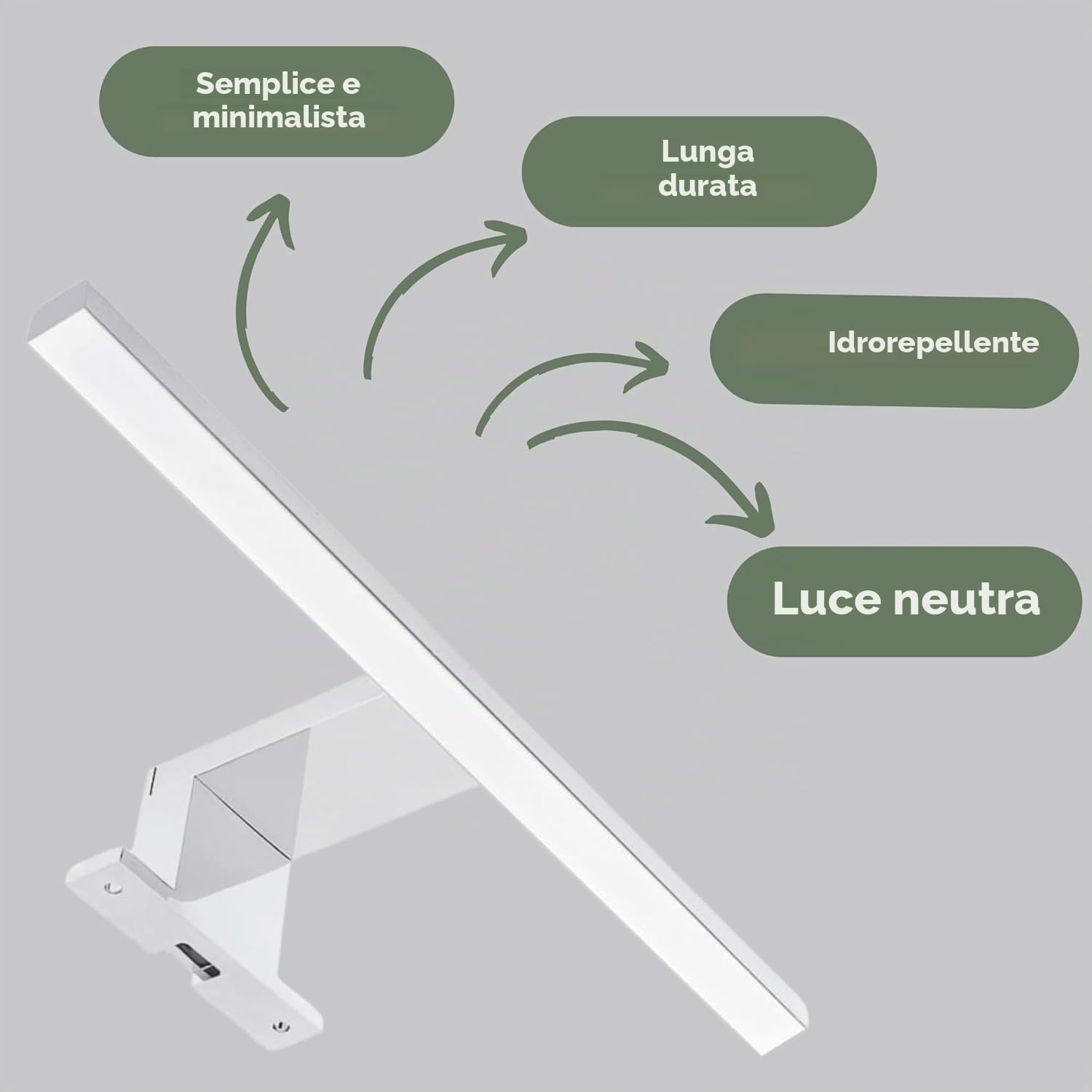 Specchio Bagno con Luce da Parete Sonoma A: 70 cm x L: 60cm con Mensola - Specchio da Bagno LED Retroilluminato con Ripiani, IP44 Impermeabile la Toilette Riflesso LED 4000 K