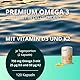 Vitamin D3 K2 Omega 3 Premium Kapseln | brandl Made in Germany mit Fischöl Omega 3 aus der EU | Optimiert für Sportler | 120 Kapseln