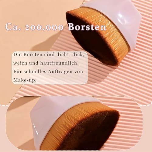 Amicera 4 PCS Make Up Schwamm Set, Makeup Sponge für Flüssigkeit Foundation Puder Sonnenschutz und Creme, Beauty Makeup Schwämme Blender (Make-up-Schwämme & Make-up-Pinsel)