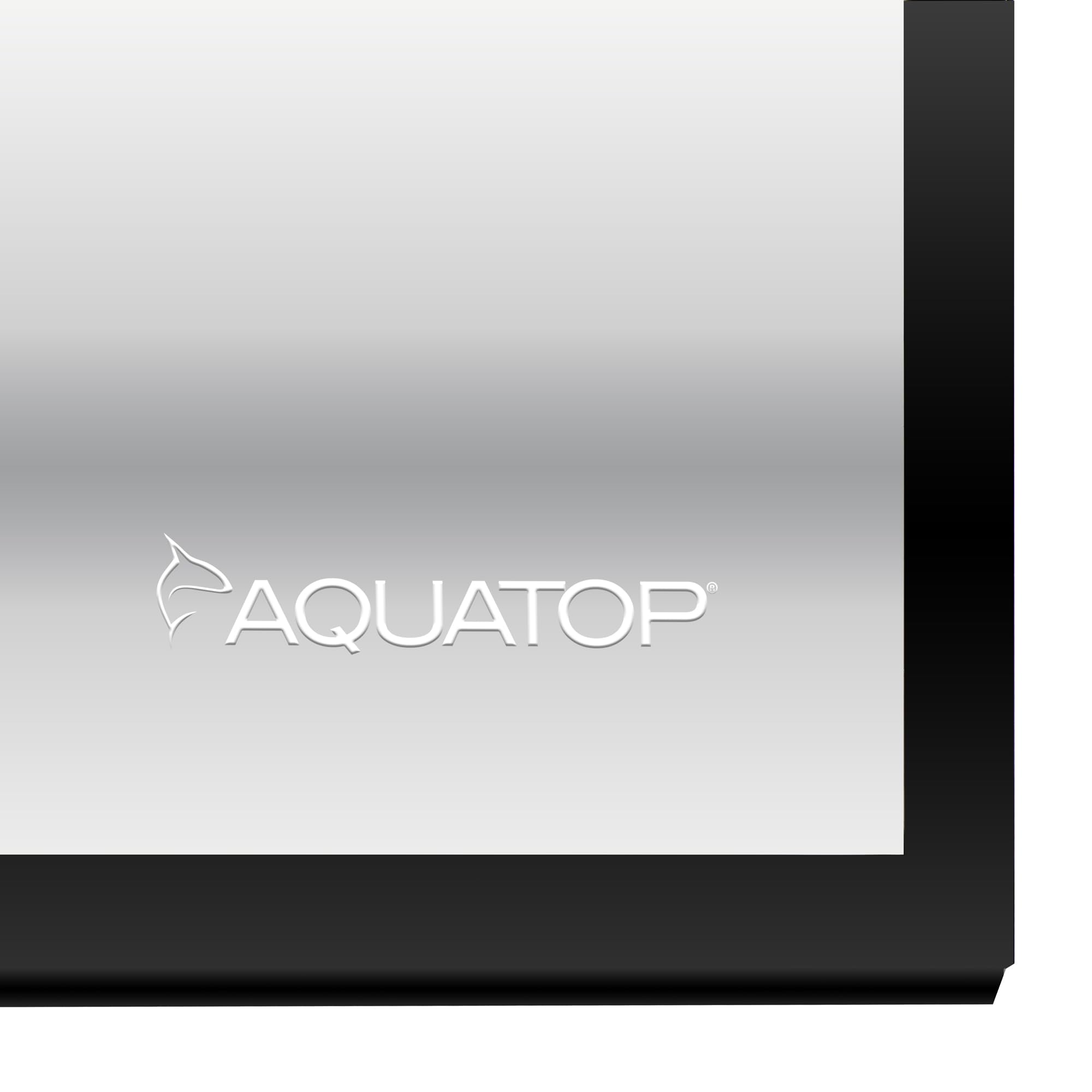 Aquatop EuroStyle ES-12 Aquarium Bowfront de 10 litres – Nano aquarium en verre semi-circulaire, sans danger pour l'eau douce et l'eau salée, aquariums de bureau, aquarium panoramique