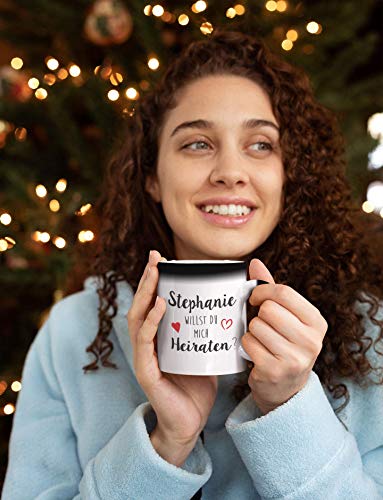 MoonWorks® Zaubertasse mit Foto Farbwechsel personalisierte Foto-Tasse 2-seiten unisize – Ansicht 3