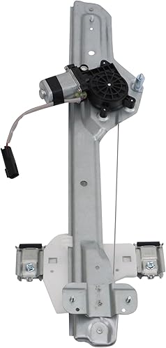 Vista 3 de TRQ Regulador de motor de ventana eléctrica para lado trasero izquierdo compatible con Silverado Tahoe Sierra Escalade