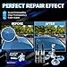 Zupooko Windshield Repair Kit, Windshield Crack Repair Kit,2 Pcs Car Glass Repair Kit Quick Fix for Chips & Cracks, Windshield Chip Repair Kit, Automotive Nano Fluid(Transparent)