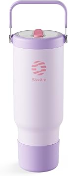 Fjbottle 40 oz Tumbler with Straw and Lid Double Wall Vacuum Insulated Stainless Steel Water Bottle Travel Mug with Handle Coffee Mug for Hot Iced Drink