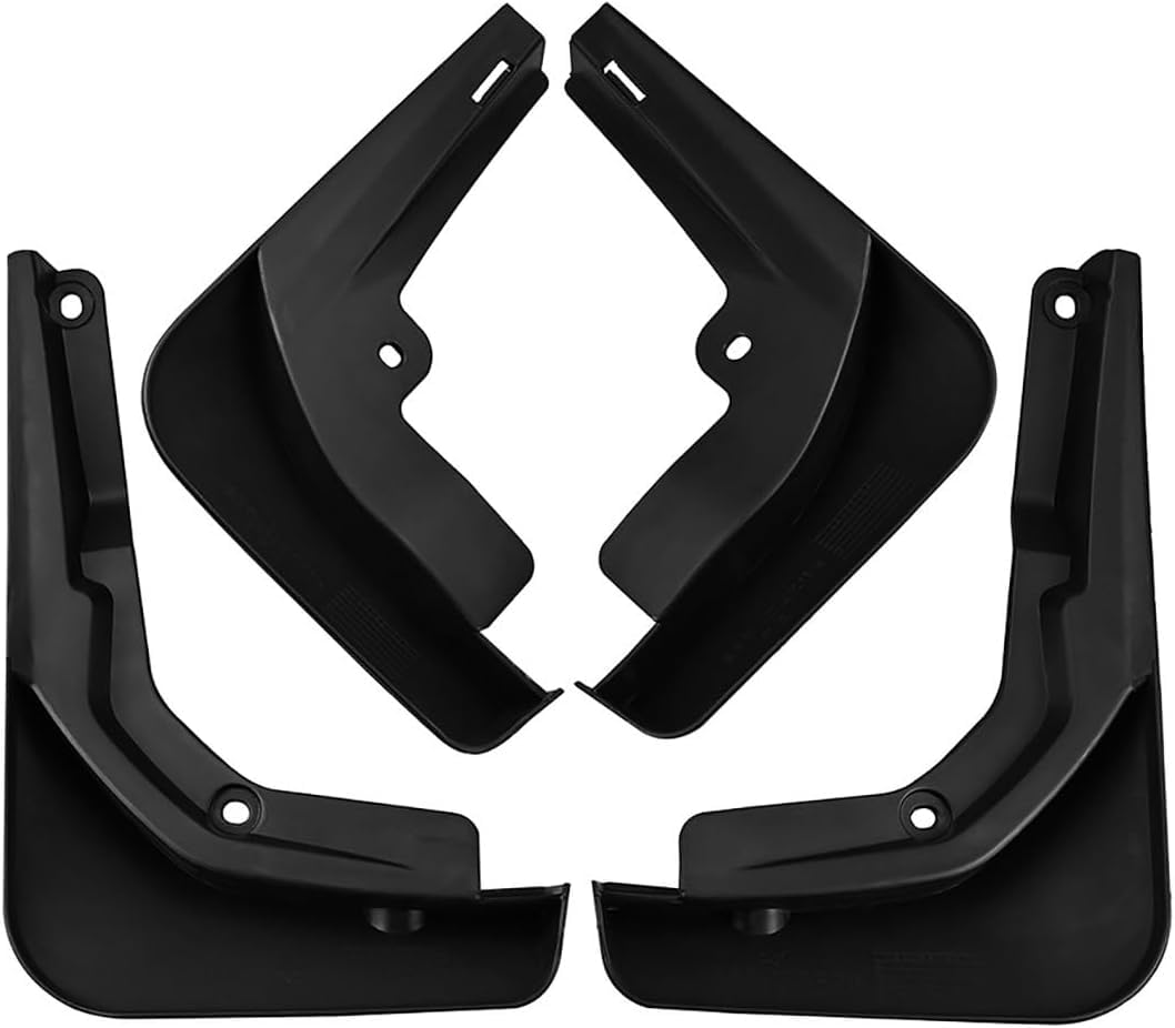 RSCBB 4 Pcs Car Mud Flaps Splash Guards for BYD Han EV 2020, Easy Installation Mudguards Front Rear Mud Flaps Splashproof Waterproof Car Accessories