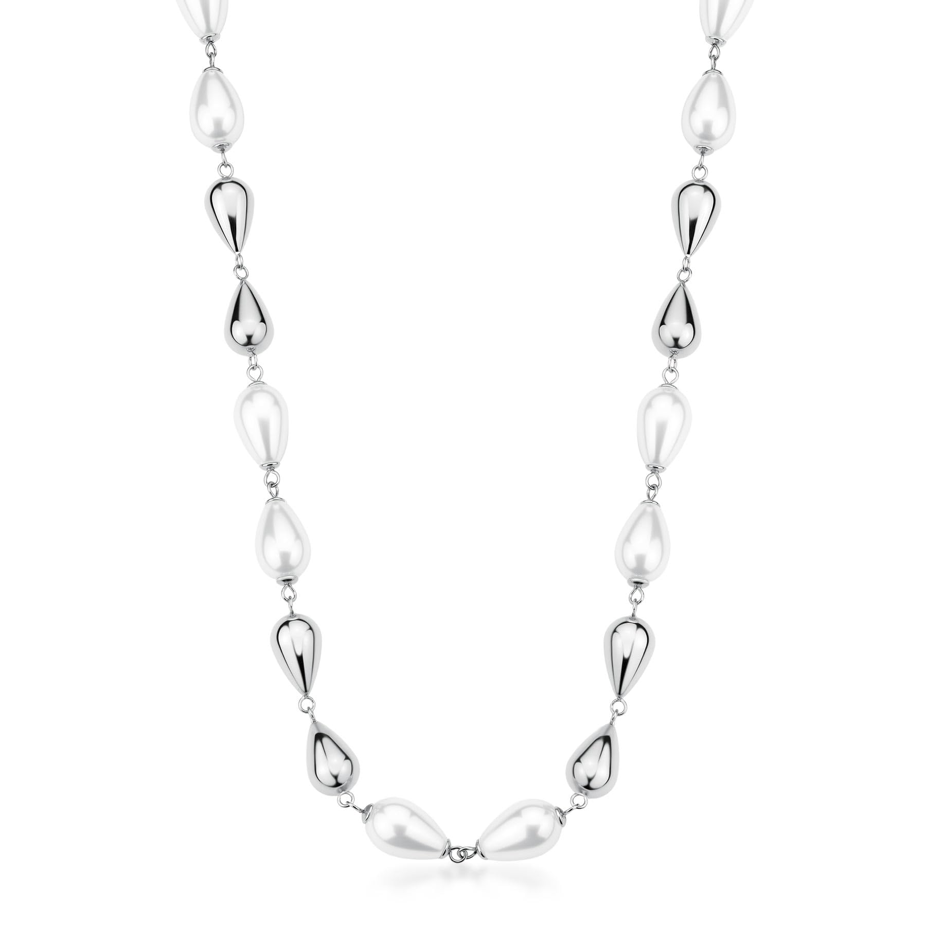 Brosway Collana Donna in Acciaio | Collana Con Perle | Collezione Perfect - BPC70