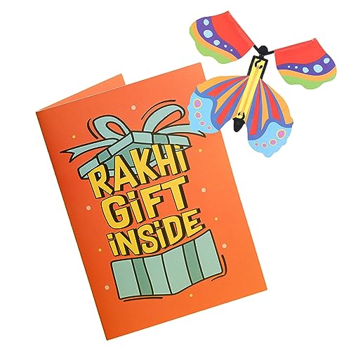 Image of Oye Happy - Rakhi Butterfly Card - Best Greeting Card for Sister /Brother /Sibling /Bhai /Behen on Rakshabandhan