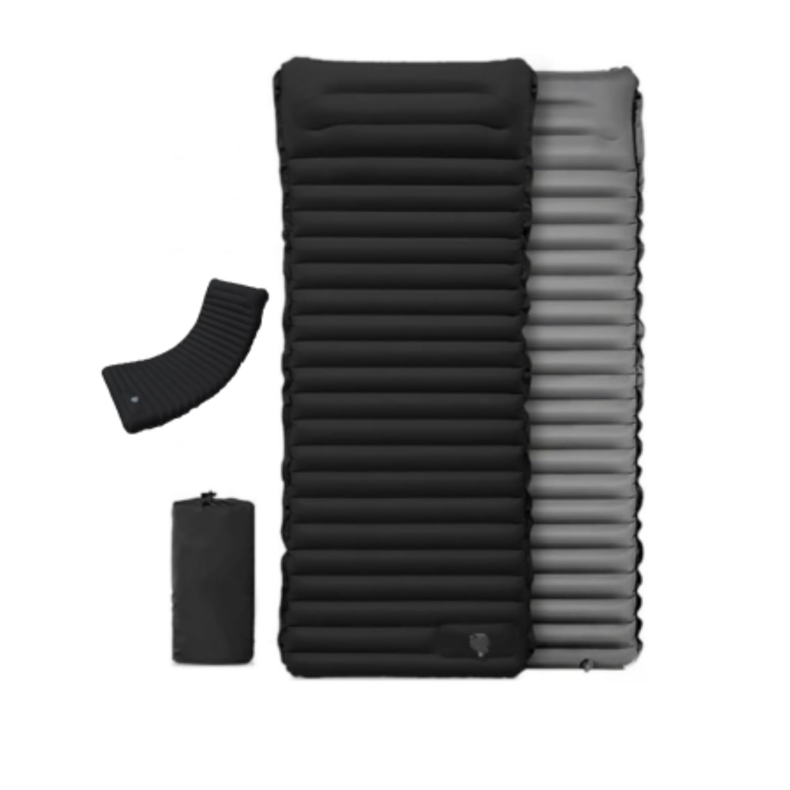 Pawyzie Northpeak Gear Ultralight Mattress Pro, Sleeping Pad, 4 Inch Thick Inflatable Portable Inflatable Mattress for Camping Travel (Black)