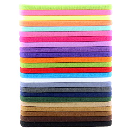 24 pack Nylon Headbands Nude super soft stretchy for infant girl Toddler Adult DIY Baby Headbands4