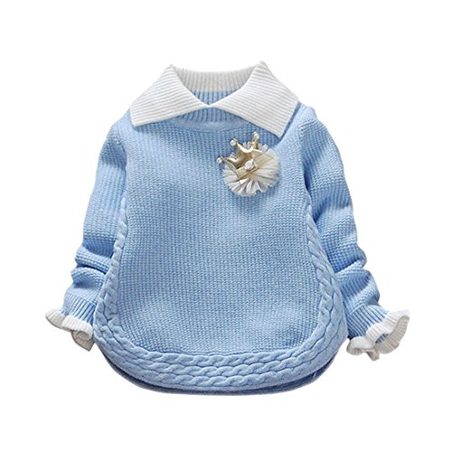 Autumn Pullover Knitted Sweater Jumper for Kids Girls 0-3 Years