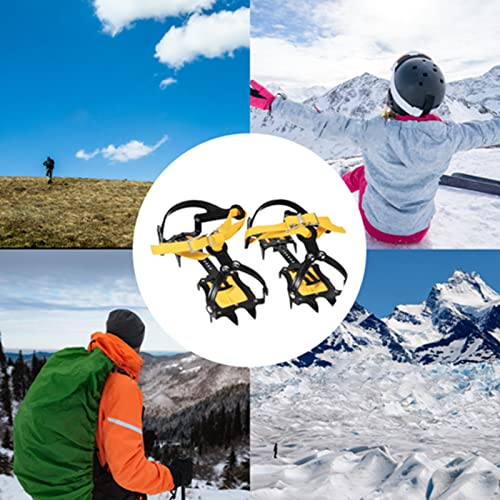 Crampons type de fixation de sangle réglables pour bottes d'hiver - 7
