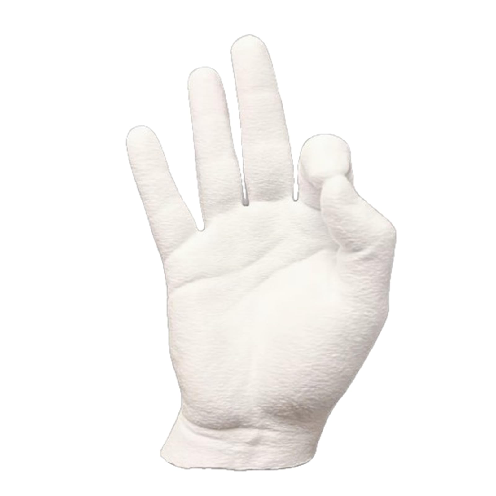 pidodou 3D Printed OK Hand Gesture Figurine, Modern Hand Statue Ornament for Home Office Living Room Decor White Onesize