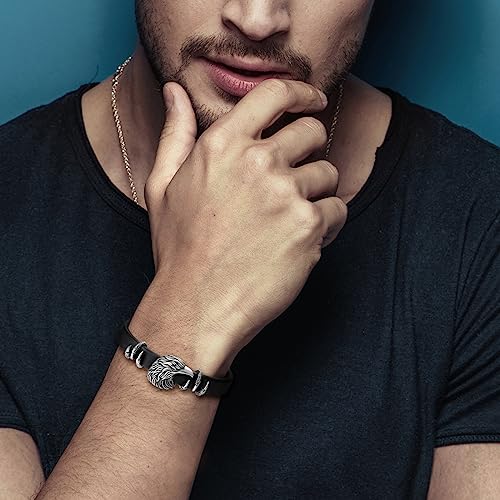 Pulsera de Águila de Acero Inoxidable para Hombre miniatura 2