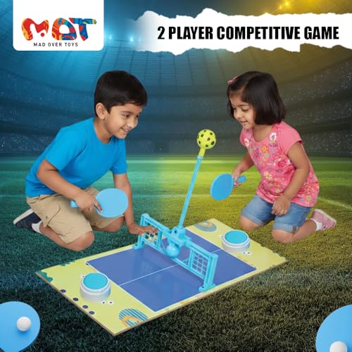 Image of Table Tennis Battle Big 2-Player Head-to-Head Action with Rackets, Ball & Net Indoor Sports Game Birthday Gift for Kids 5+ Adults