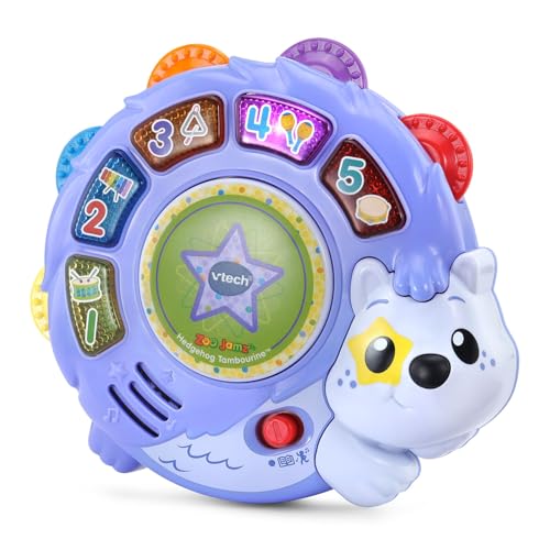VTech Zoo Jamz Hedgehog Tambourine with Instruments and Games - image 3